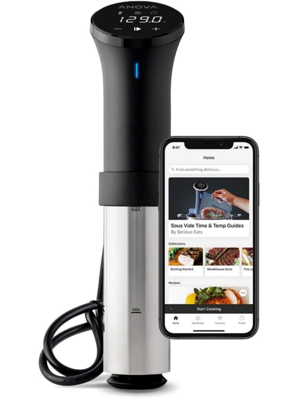 WiFi Sous Vide Precision Cooker 1000W - Perfect for Gourmet Cooking & Meal Prep